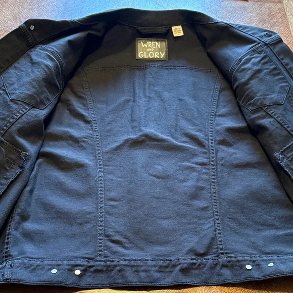 Wren + Glory X NBALAB Black Denim Jacket